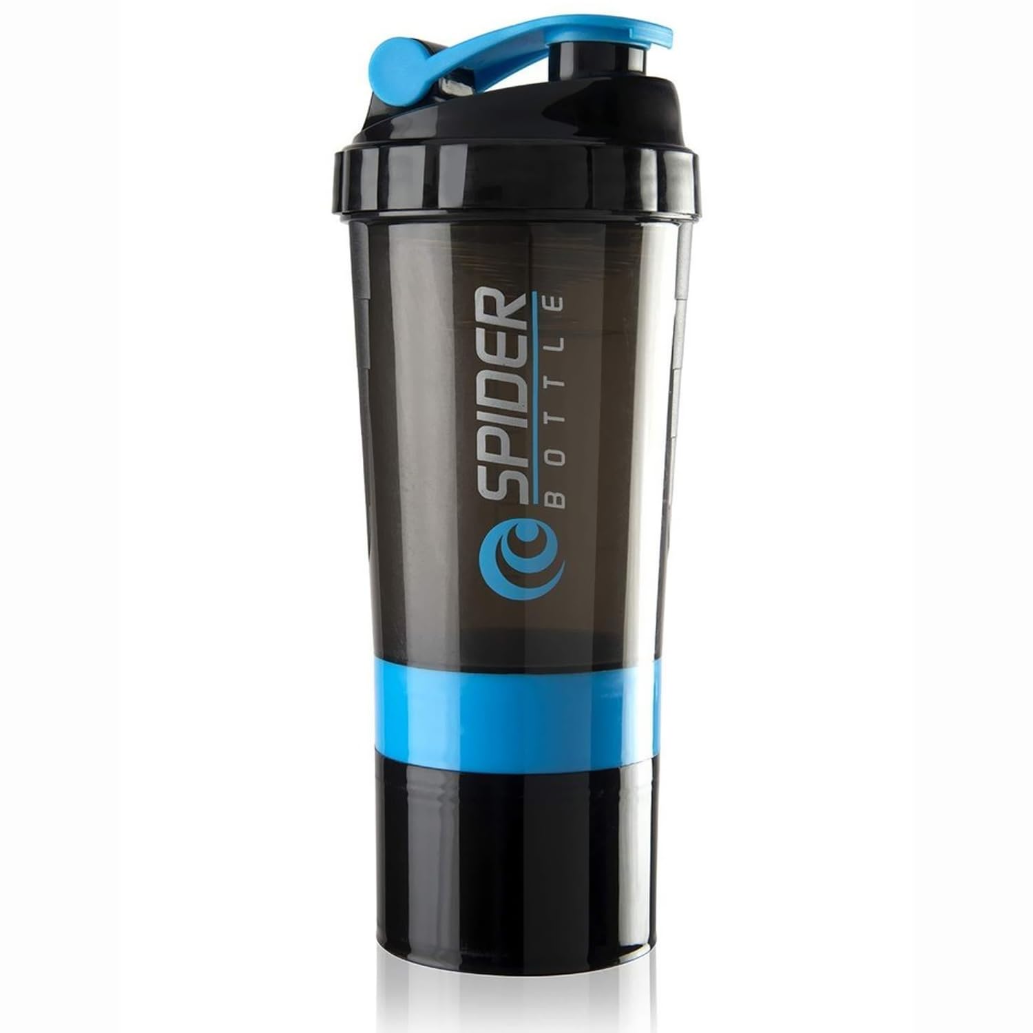 AEREX Leakproof Spider Gym Shaker Bottle for Protein Shake with 2 Storage Compartment Gym Protein Shaker For Workout (500 ML, Pack of 1) (B0CZBBT3VK) Amazon Price History, Amazon Price Tracker