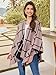 Moss Rose Women's Travel Gift Shawl Wrap Poncho Ruana Cape Open Front Cardigan for Spring Fall Winter Holiday