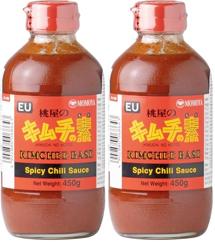 Momoya Salsa Kimchi (Kimchee No Moto) - 450 g (Paquete de 2)