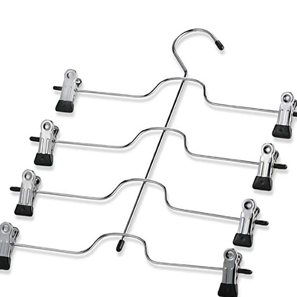 SmarTopus Multi-Functional Four-Layer Stainless Steel Pants Rack Hanger