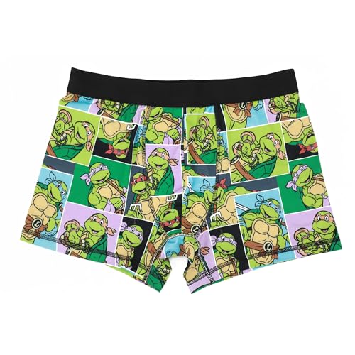 Bioworld Teenage Mutant Ninja Turtles Character Print Men's 3-Pack Boxer Briefs Set2
