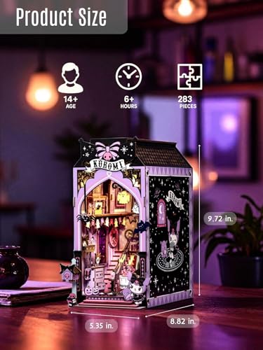 Hands Craft Kuromi Spooky House Book Nook Kit thumbnail 2