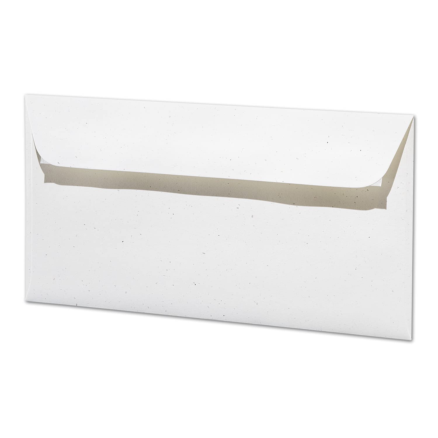 ARTOZ Greenline - 150 buste per lettere, formato DIN lungo, 11,4 x 22,4 cm, senza finestra, con chiusura adesiva e linguetta adesiva, serie Greenline
