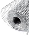 Metamesh Chicken Wire Mesh 1/2 inch 36 x 100 ft 19 Gauge - Hot Dipped Galvanized Hardware Cloth Wire Mesh Roll Garden Fencing Welded Wire Mesh & Wire Cloth Gopher Wire
