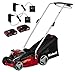 Produktbild Einhell Akku-Rasenmäher GE-CM 33 Li Kit Power X-Change (Li-Ion, 2x 18 V, bis 200 m², 5-stufige Schnitthöhenverstellung, inkl. 2x 2,0 Ah Akkus und 2x Ladegeräte)