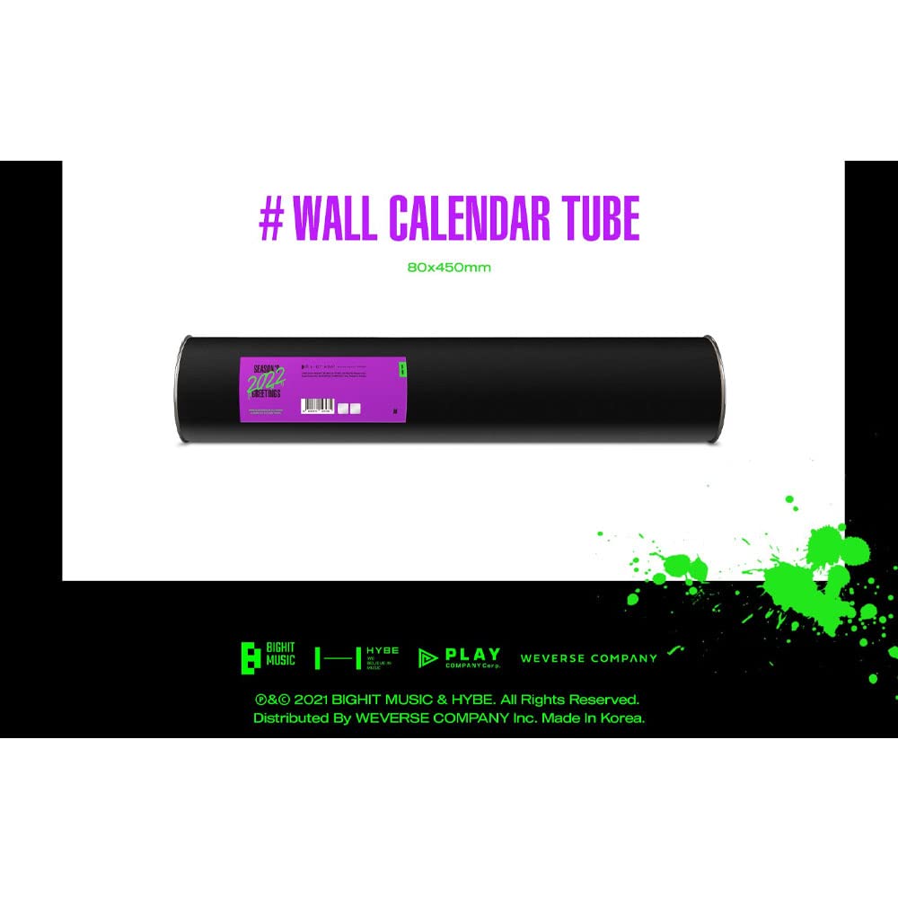 Amazon.com: [WEVERSE] BTS 2022 Season's Greetings Wall Calendar+