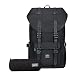 KAUKKO Sac à dos loisir Compartiment pour 15" ordinateur portable 22 Litres Noir (paquet de 2)
