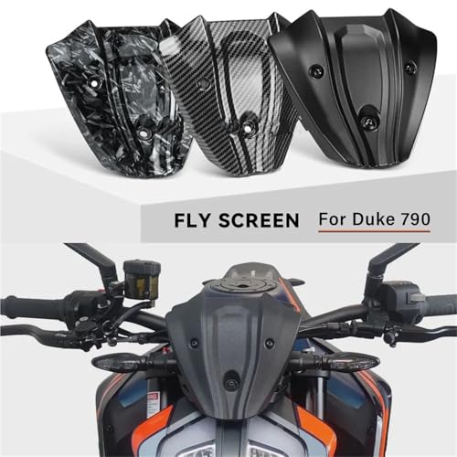 Spoiler Pare-Brise Réglable Look Carbone Duke 790 - 3