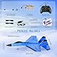 Couleeur RC Flugzeug, 2.4GHz Ferngesteuertes Flugzeug, 2 Startmodi & USB-Aufladung Flugzeugmodell mit 3-Achsen-Gyro-Flugsystem, LED-Nachtlicht und 2 Ersatzpropellern für Kinder