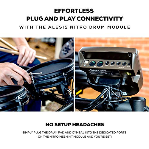 Alesis Drums Pack d’Extension pour Nitro Mesh Kit – Pack d’Extension pour la Batterie Nitro Mesh Kit avec Pad Dual-Zone… - Les Beatles, Paul McCartney, John Lennon, RIngo Starr, George Harrison Alesis Drums Pack d’Extension pour Nitro Mesh Kit – Pack d’Extension pour la Batterie Nitro Mesh Kit avec Pad Dual-Zone… – Image 5