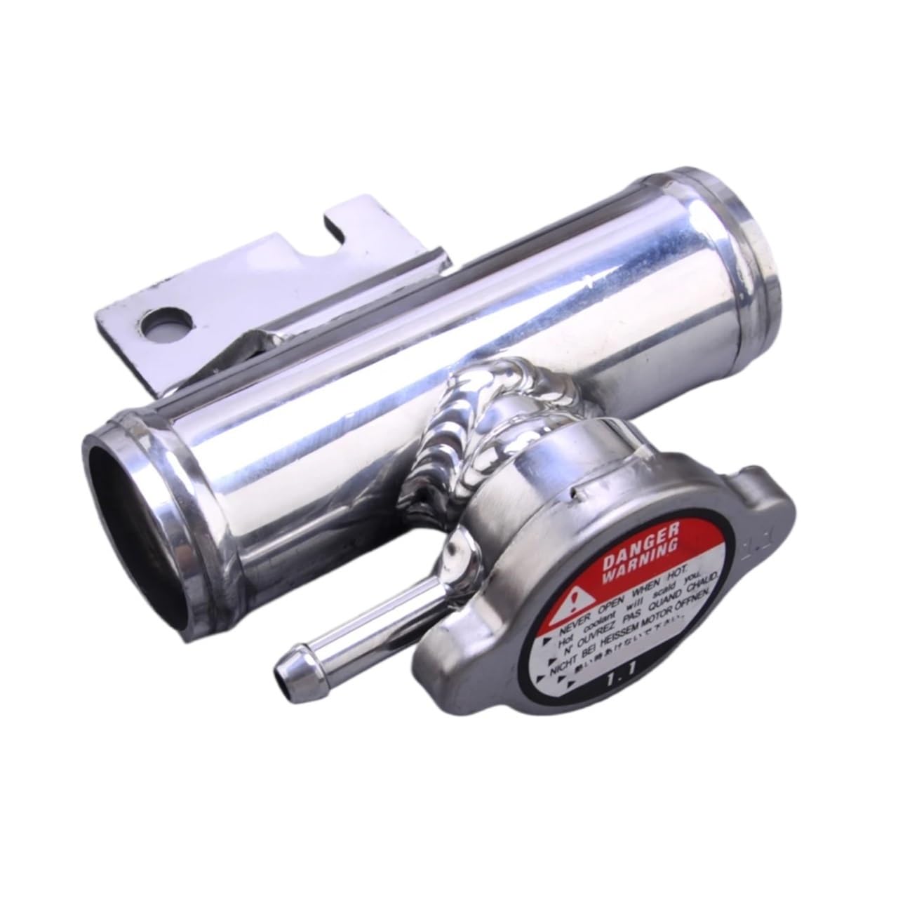 Boquilla de llenado for depósito agua plateada con conector Ca, compatible Mitsubishi Lancer Evolution EVO 10 X GSR