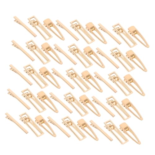 Pinces à cheveux métalliques 6 cm pour stopper les mèches rebelles et réussir vos coiffures