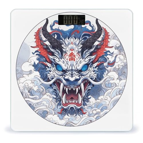 Báscula digital Japanese Dragon para baño 400 lb miniatura 1