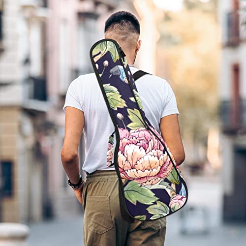 Protégez votre ukulélé des chocs grâce à ce sac robuste fleuri