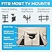 Garnetics Outdoor TV Cover 50 Inch Weatherproof | TV Cover for Outside | 50 Inch TV Cover Outdoor Waterproof | Smart Shield TV Screen Protector for Outside TV | TV Display Protectors – Beige