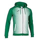 Sudadera con capucha Joma Supernova 101285 - Sudadera con Capucha, Color Verde y Blanco, 101285_452_M, Verde-Blanco, M