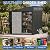 6x8 FT Outdoor Storage Shed, Metal Garden Shed with Sloping Roof and Lockable Door, Waterproof Utility Tool Shed for Patio, Backyard(Black