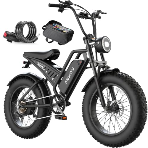 Electric Bike for Adults, 16/20 Inch Fat Tire Ebike for Off Road, Commuting