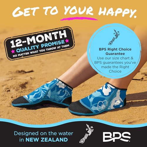 Image of BPS 'Aqua Series' 3mm Neoprene Water Socks for Sand, Beach, Soccer, Volleyball, Wetsuit Booties