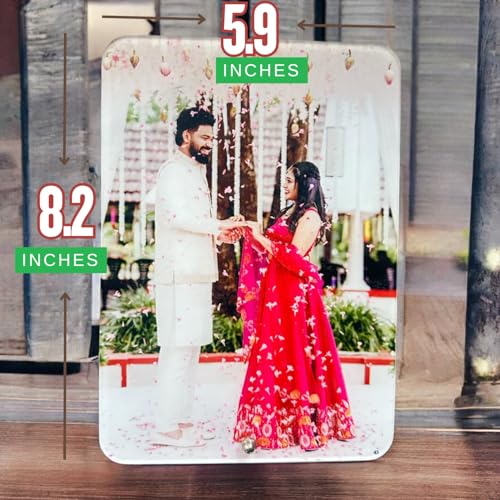 Image of Desk Photo Frame, Customizable Picture Display, Perfect for Birthday, Anniversary, Wedding Gift (Desk-A5)