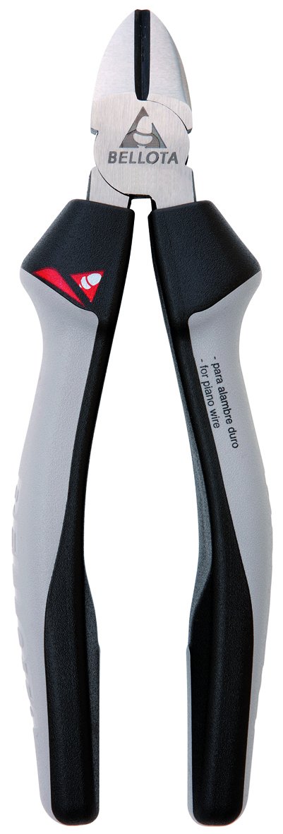 Bellota 6110-160 BIM - Alicate de corte con mango bimaterial, gris, 160 mm