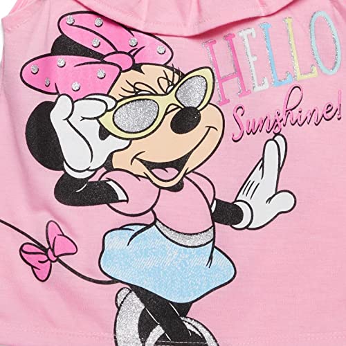 Image of Disney Mickey Mouse & Friends Girls' 2-Piece T-Shirt and Shorts Set for Baby & Kids
