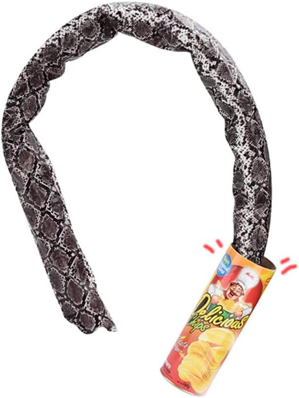 Potato Chip Snake in A Can-Gag Gift Prank Joke Funny Shocking Toys for Men Adult April Fools' Day and Halloween Party Decoration