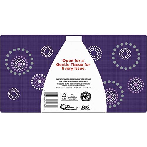 Miniatura 5 de Puffs 87611CT - Pañuelo facial blanco, 2 capas, 180 hojas (caja de 24)