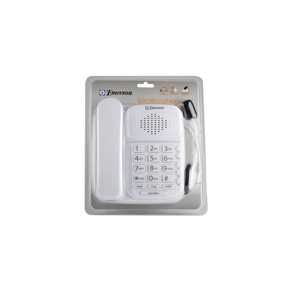 EMERSON Speakerphone with headset WHITE