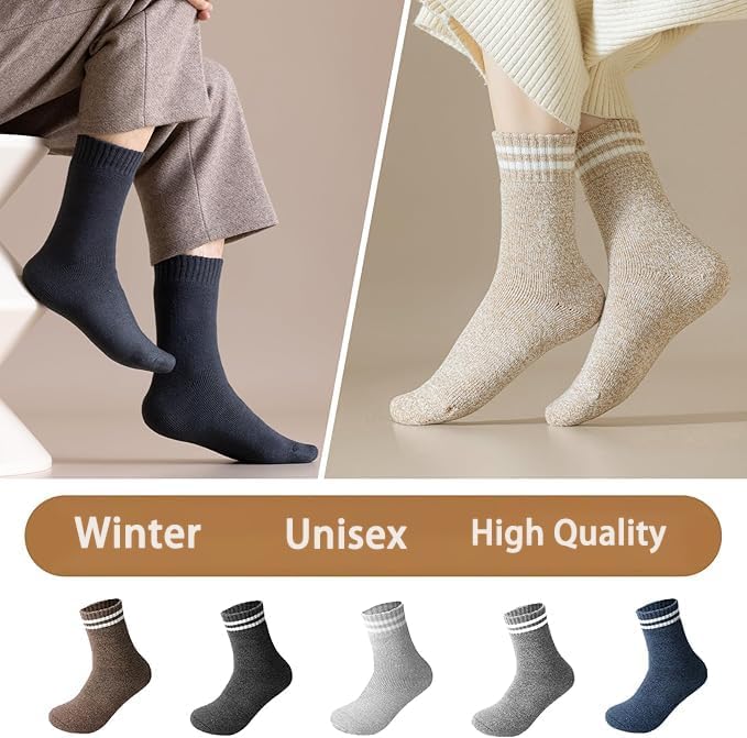 Soft Cozy Thermal Sock Texture Detail