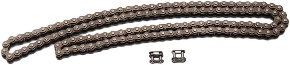 25H 132 Links Chain, PRO BAT, With 2Pcs Master Link For 47cc 49cc ATV Quad Scooter Mini Dirt Pocket Bike Minimoto 2 Stroke