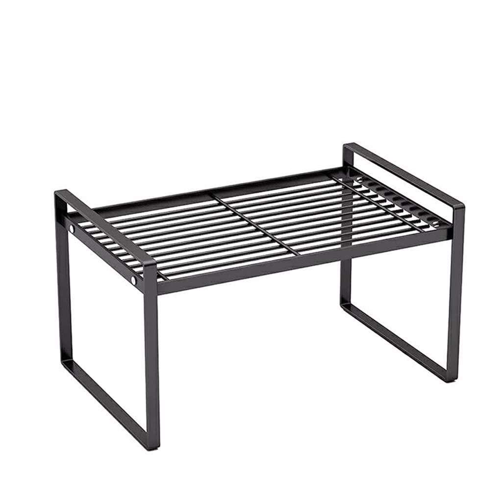 Cfsxfysey One Color Dish Drainer Rack， Metal Kitchen Rack Surface Wrought Layered Shelf Desktop Storage