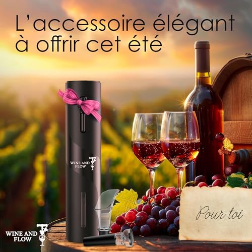 Ouvre bouteille électrique Wine and Flow pour vos soirées et repas - 5