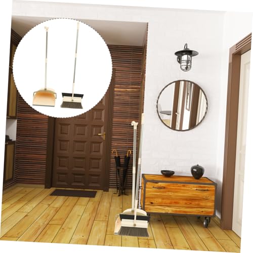 DECORNIJIA Besen und Kehrschaufel Set mit Langem Griff Dichtem Borstenbesen und Haarkamm kehrblech Leichtes Multifunktionales Reinigungswerkzeug für Haushalt Bad Garten Praktische – Bild 5