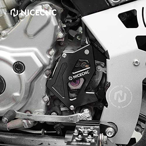Nicecnc Black Case Saver Sprocket Cover Guard Crankcase Cover Compatible With Yamaha Raptor 700 2013-2020 2021 2022 2023, Raptor 700R 2016-2021 2022 2023, 700R Se 2013-2021 2022 2023,Calif 2021-2022 #TOP6