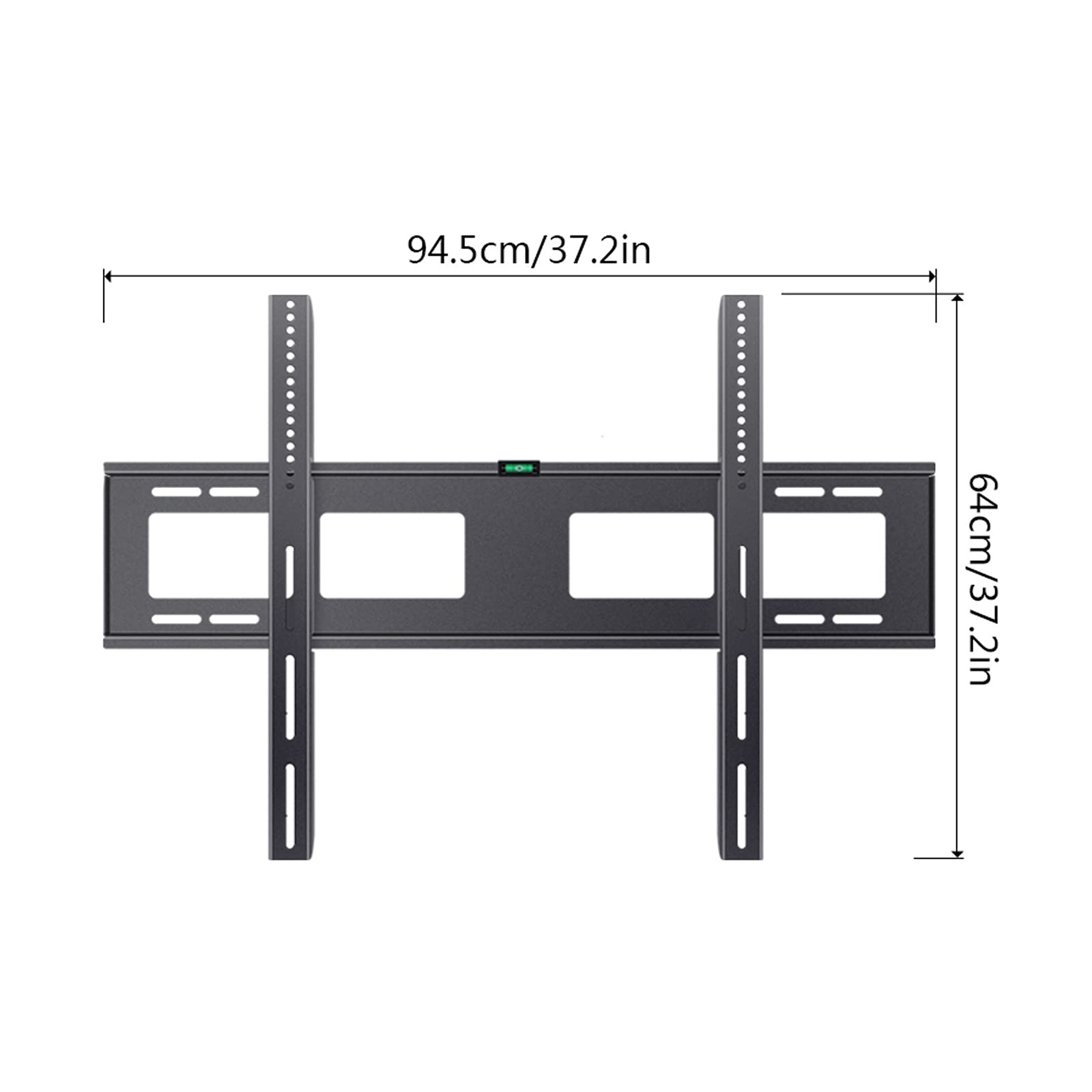 Soporte universal para TV de pared, soporte ajustable para televisores de 32 a 100 pulgadas, VESA máximo de 900 x 600 mm, incluye nivel de burbuja, diseño resistente anticaídas