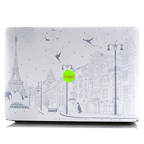VBNM Eiffel Tower Frosted Hard Shell Case for Macbook Air Pro Retina 11