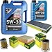 Produktbild Filter Set Inspektionspaket 6 Liter Liqui Moly Motoröl Longtime High Tech 5W-30 MANN-FILTER Innenraumfilter Kraftstofffilter Luftfilter Ölfilter