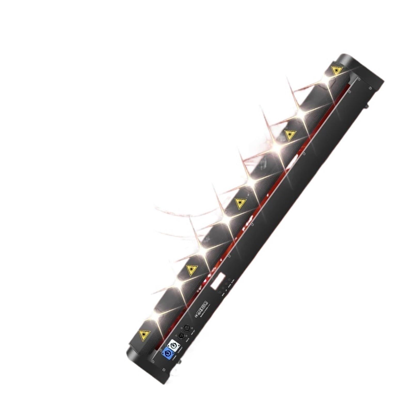 Pełnokolorowa ruchoma głowica świetlna RGB 8 oczu, sterowanie DMX512, efekt świetlny na scenie, wesele, przyjęcie urodzinowe, DJ, dyskoteka Łatwa instalacja(300MW Red)