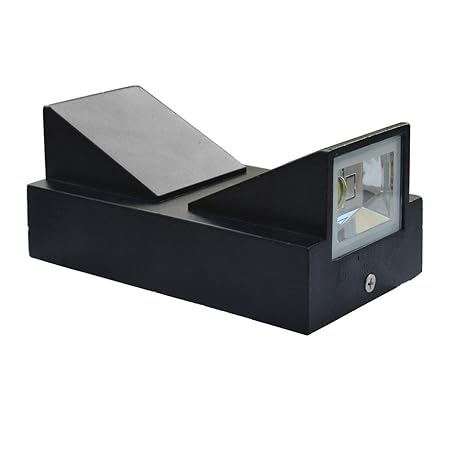 Glitz Up-down Outdoor led Wall Light IP65, Warm white, Built-in OSRAM LED, Grey aluminium die casting body, (6) FACADE Light 2 x 3 watts