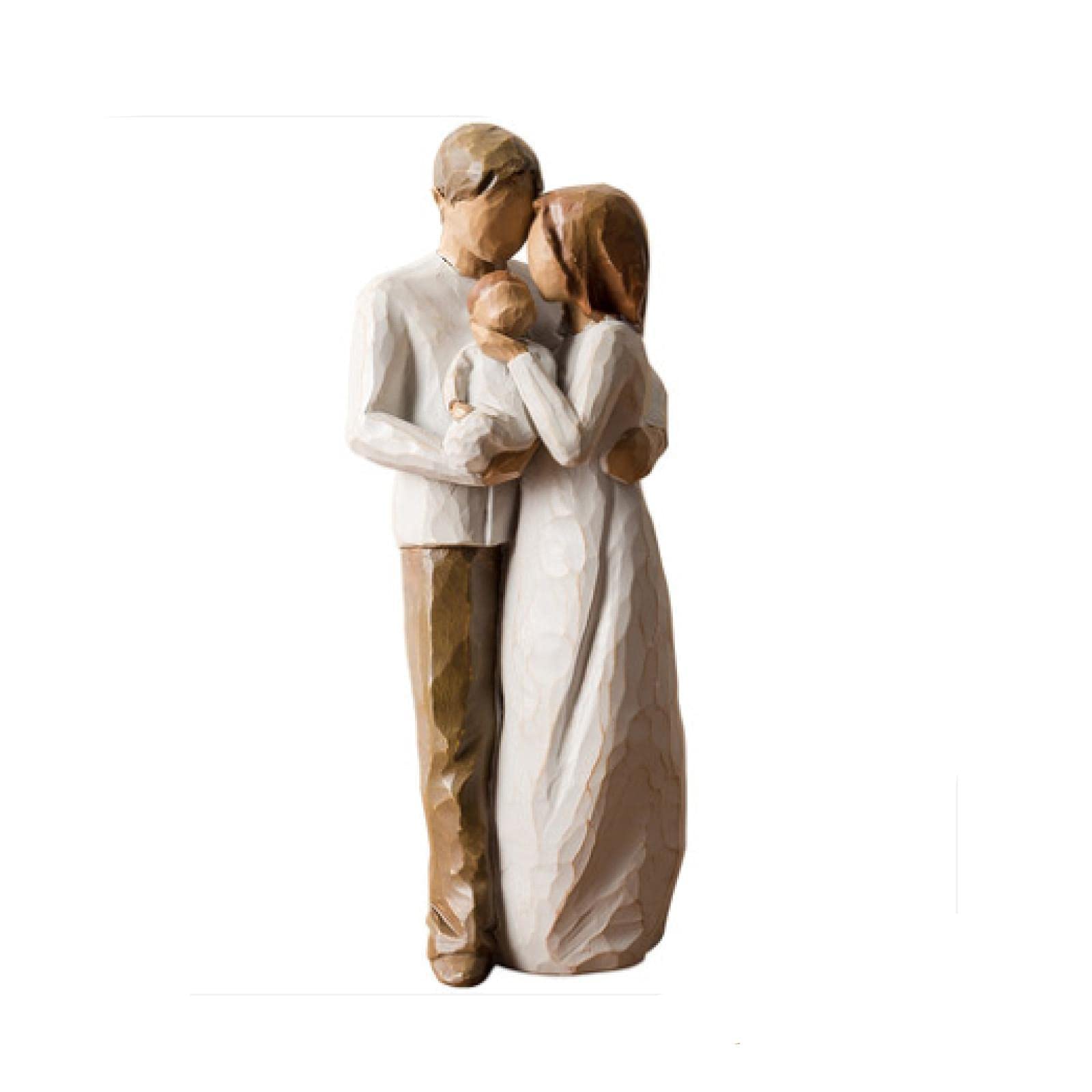 Figurine en résine moderne pour meuble TV et salon contemporain