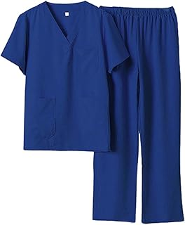 APLVFFZH Stylish Scrub Set for Men And Women - Comfortable Nursing Uniform
