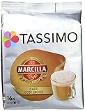 Peso neto (1 paquete): 184 g Tassimo Marcilla Café Cápsulas Café con Leche - 16 Cápsulas