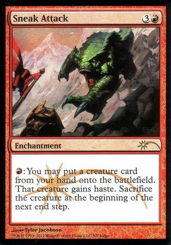 Magic: the Gathering - Sneak Attack - Foil DCI Judge Promo - Judge Promos