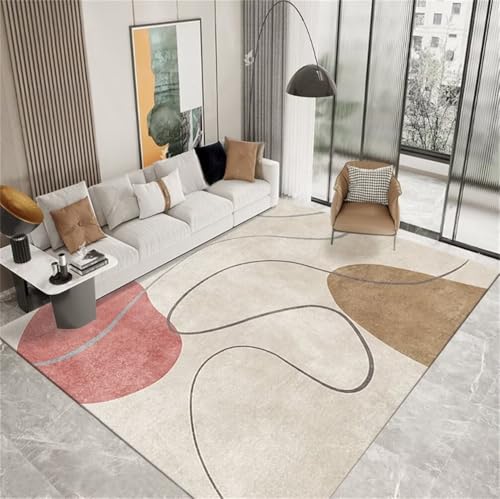 Tapis chambre fille grand format 200x300cm doux et gris - 2