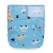 Kawaii Baby Newborn Reusable Cloth Diaper Pure & Natural 6 - 22 Lb. With 2 Microfiber Inserts " Cars "
