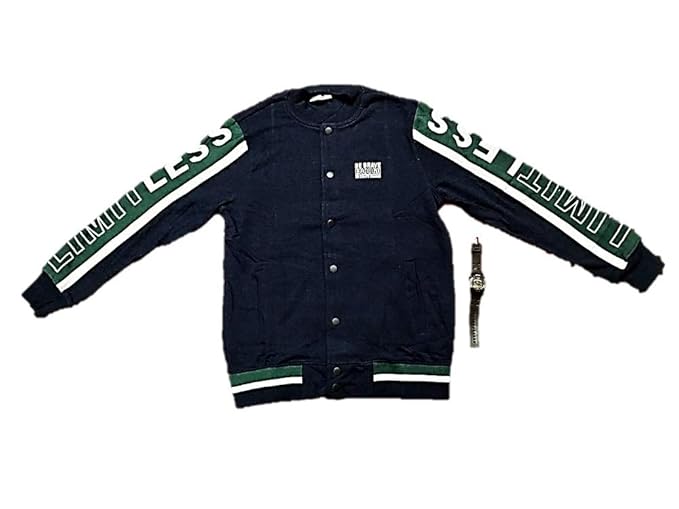 aradhya & adharv Books Woolen Warm Sweatshirt for Boys 8-16 Years Blue Color/ Full Sleeves/Buttons Regular fit Warm Fleece Fabric Factory Direct Sale Price Free Watch