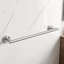 KES Bathroom Towel Holder Wall Mounted Towel Rail 50 cm Bathroom Towel Rack Stainless Steel SUS304 Brushed Steel, A2000S50B-2