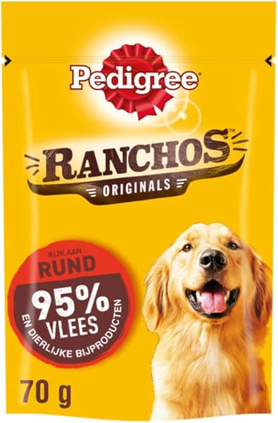 PEDIGREE - Friandises Ranchos au Bœuf pour Chien - 70g