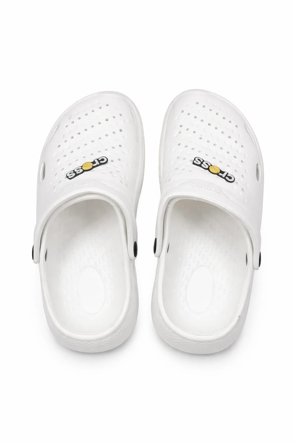 zerava Classic Clogs, White, Slip-On Casual Footwear, Ventilated Design, Adjustable Heel Strap-picture-14